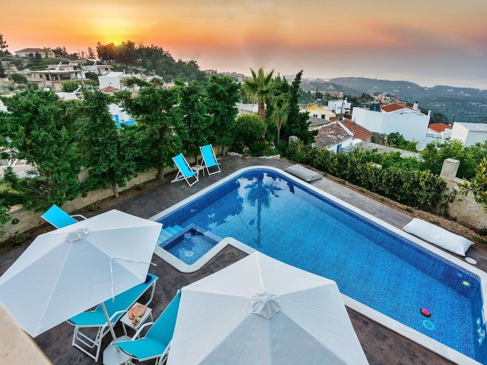 Palladio Luxury Villa With Amazing View Roussospítion 外观 照片