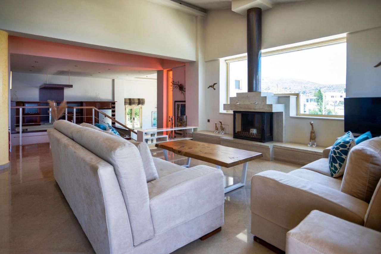 Palladio Luxury Villa With Amazing View Roussospítion 外观 照片