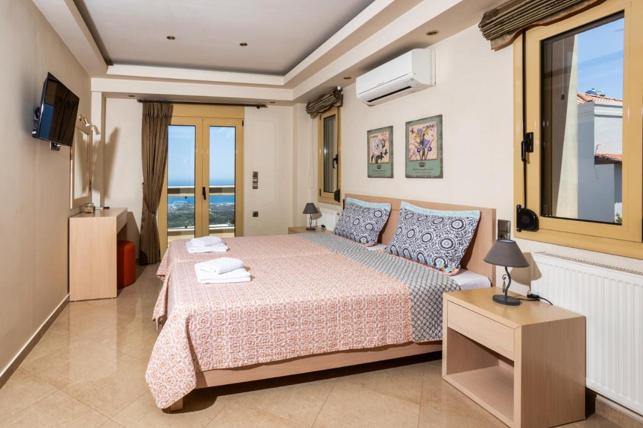 Palladio Luxury Villa With Amazing View Roussospítion 外观 照片