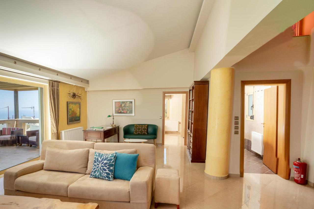 Palladio Luxury Villa With Amazing View Roussospítion 外观 照片